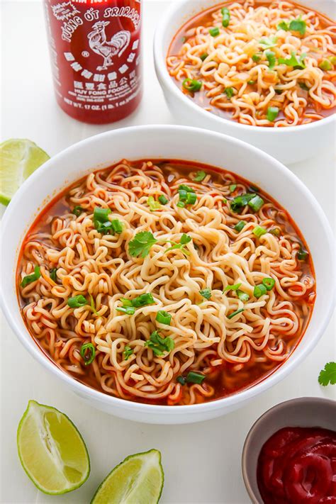 20 Minute Spicy Sriracha Ramen Noodle Soup Video Baker By Nature