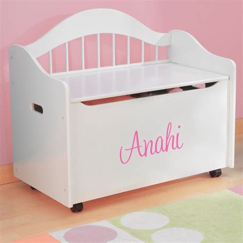 Your Shopping Cart Personalised Toy Box Personalized Toys White Toy Box