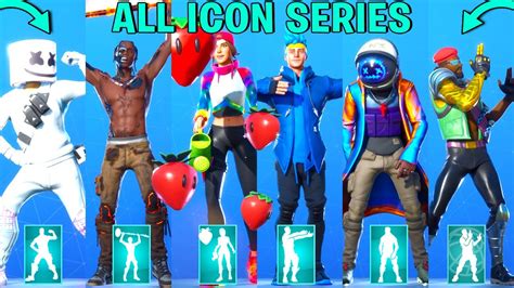 Fortnite Dance Battle Of All Icon Series Skins All Icon Series Dances