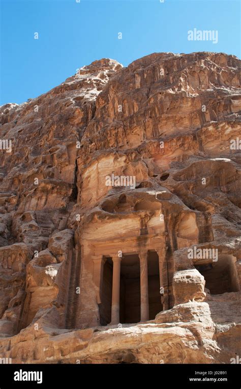 Beidah Triclinium In Little Petra Known As Siq Al Barid Nabataean