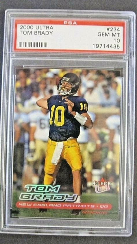 1998 peyton manning sp authentic colts rookie card #14 buy on ebay. TOM BRADY 2000 ULTRA FOOTBALL ROOKIE CARD #234 PSA 10 GEM MINT #PSA10 #sportscards #collecting ...