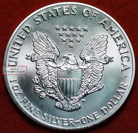 Uncirculated 1989 American Eagle Silver Dollar