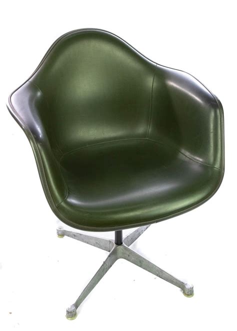 Eames herman miller lax fiberglass arm shell chair x base zenith rope edge. Eames Dark Green Fiberglass Armchair for Herman Miller For ...