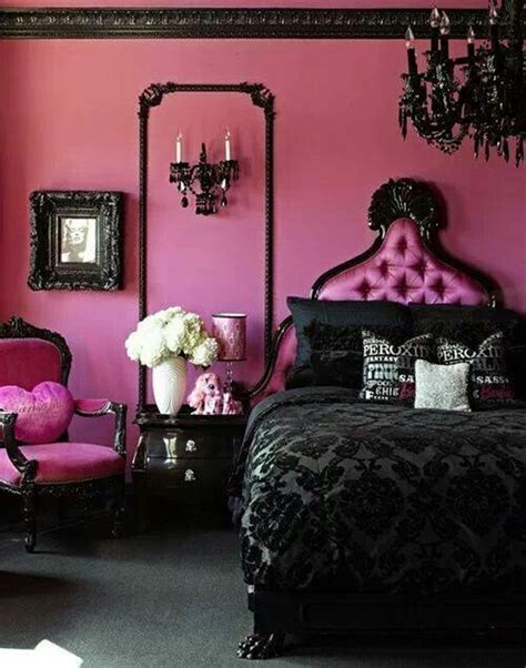 pink gothic bedrooms homemydesign