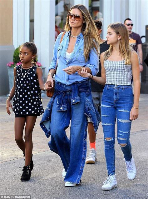 Fashionistas Heidi Klum Took Her Equally Stylish Daughters Lou And