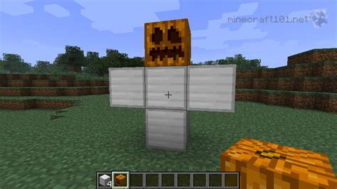 Add the arms next, place 2 blocks of iron to make arms for the iron golem. Minecraft Version 1.2 - Minecraft 101