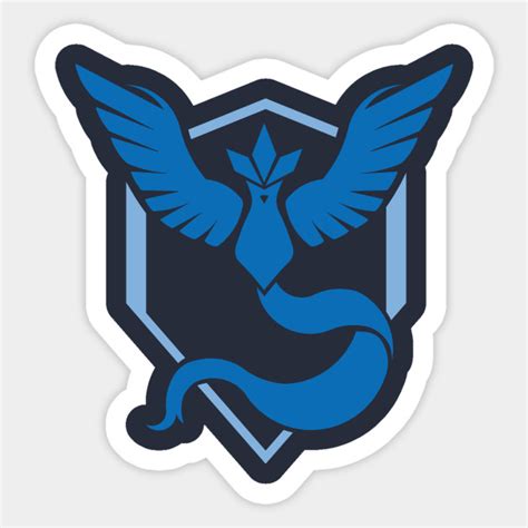 Team Mystic Logo Pokemon Go Sticker Teepublic