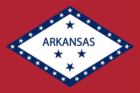 Arkansas Vlag Vector Country Flags