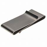 Stainless Money Clip Card Holder Images