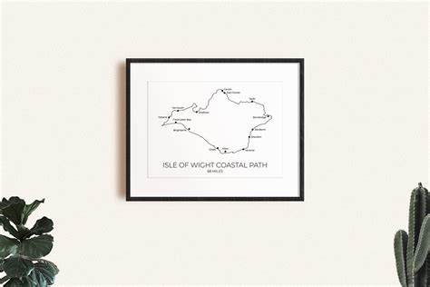 Isle Of Wight Coastal Path Art Print In From The Wild