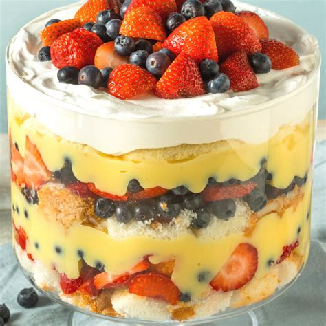 Easy Fruit Trifle Lovefoodies