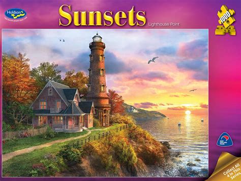 1000 Piece Puzzle Sunsets Series 2 Lighhouse Point Holdson