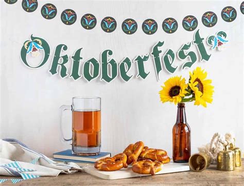 Oktoberfest Beer Tasting Garlands And Plates Enfete