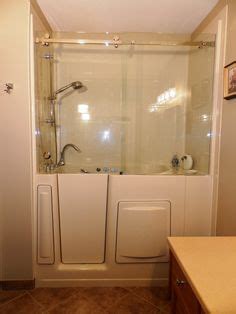 Shower door — frameless shower doors are the craze but check and make sure there is enough space for the clearance of a swinging door. 16 Walk in Tub Gallery of Installed Tubs ideas | walk in ...