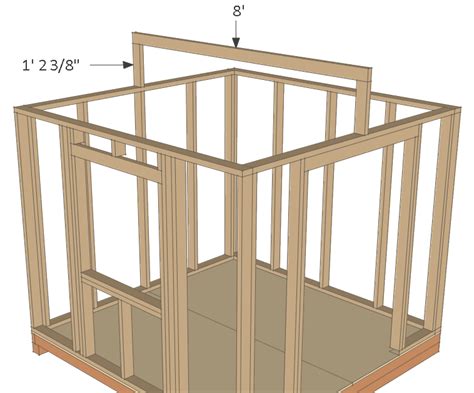 Shed Plans With Porch Top Free Plans For 8x8 Storage Shed
