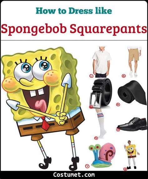 Spongebob Squarepants Costume For Cosplay And Halloween 2023
