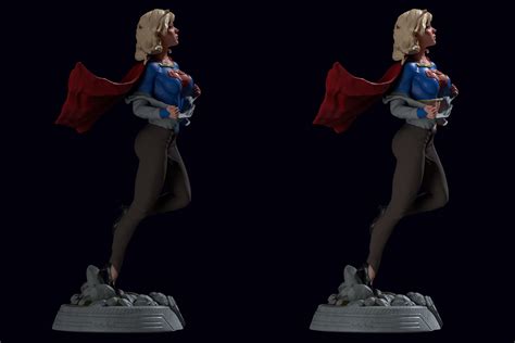 Supergirl 3d Model Ready To Print Stl