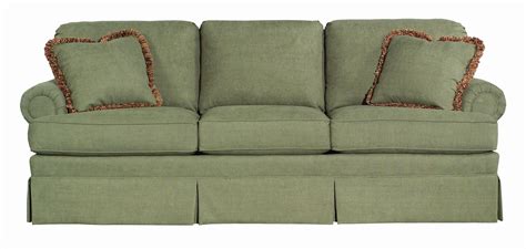Charlotte Stationary Skirted Sofa By Kincaid Furniture At Belfort
