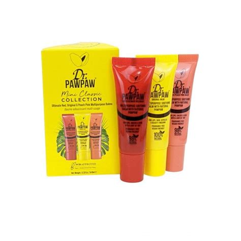Dr Paw Paw Mini Classic Collection Set Trio 10ml Red Peach And Original Skin Care From Direct