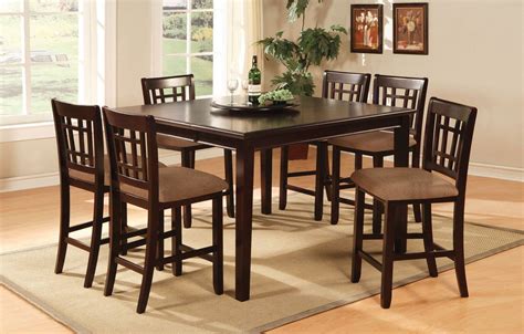 Set (lazy susan table & 6 side chairs), created for macy's. Counter Height Table With 6 Chairs Central Park II ...