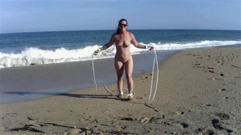 Fayth Staked Out Nude On The Beach Mp4 Fayth On Fire Fetish Films Clips4sale
