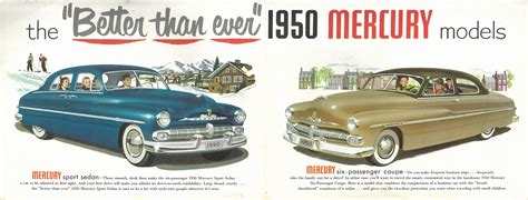 1950 Mercury Brochure