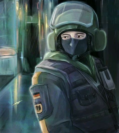 Rainbow Six Siege Femeninas Cap1 Arte Militar Arte De Personajes