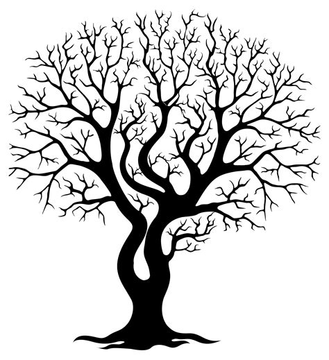 Tree Branches Silhouette Png Clip Art Library