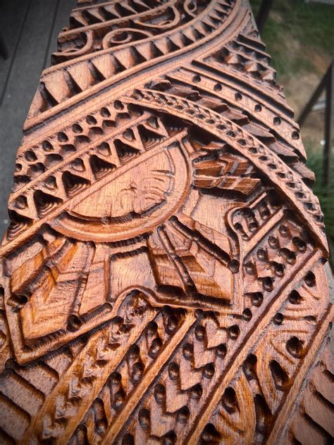 Hawaiian Wall Decor Koa Wood Carving Surfboard Art Tahitian Etsy