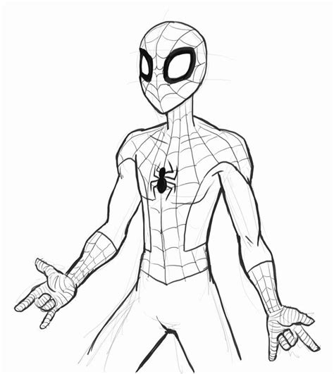 Spider Man Miles Morales Coloring Pages Cinebrique