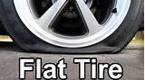 Flat Tire Images