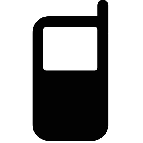 Cell Phone Icon White 351017 Free Icons Library