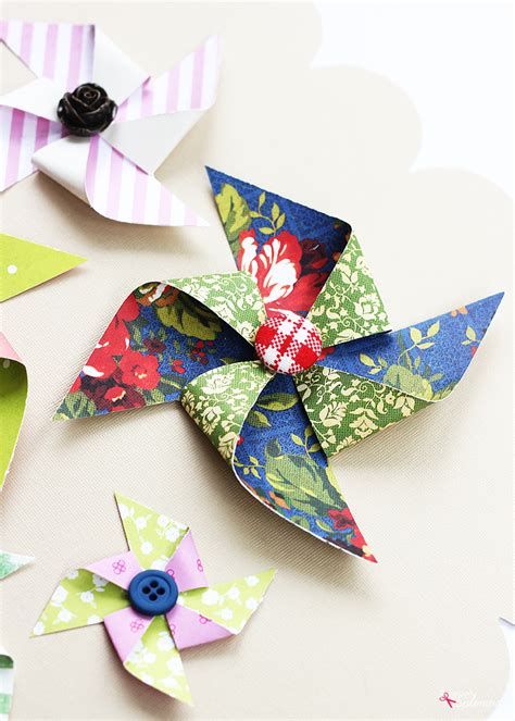 How To Make Paper Pinwheels Positively Splendid {crafts Sewing Recipes And Home Decor}