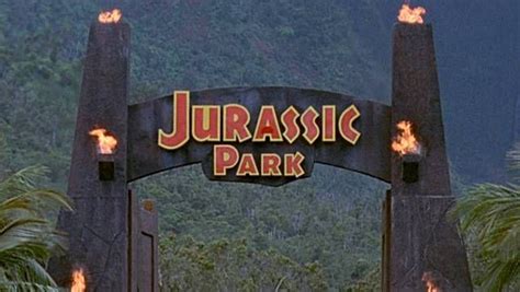 All That Remains Of The Entrance To Jurassic Park