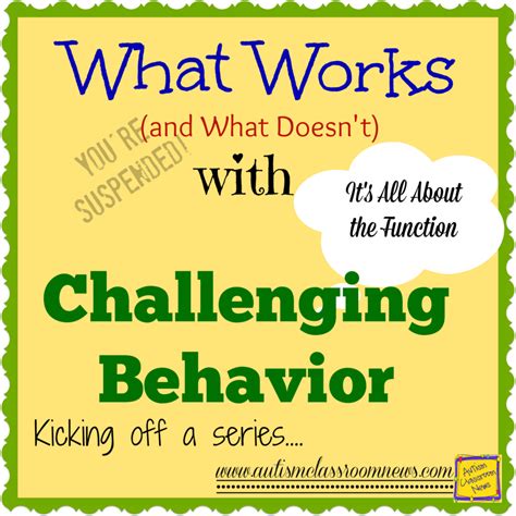 What Works And What Doesnt With Challenging Behavior Kicking Off A