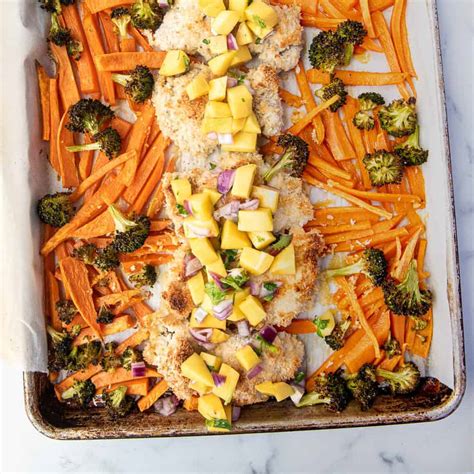 This recipe is compliant with paleo and aip diets and is low in carbs too. Sheet Pan Coconut Chicken (Paleo, Whole30, AIP) - Thriving ...
