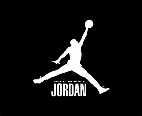 Michael Jordan Logo Brand Symbol White Design Clothes Sportwear Vector