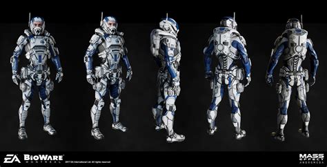 Artstation Andromeda Armor Set Herbert Lowis Mass Effect