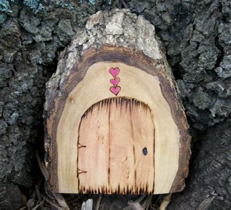 Natural And Rustic Magical Fairy Door Faerie Gnome Hobbit Etsy