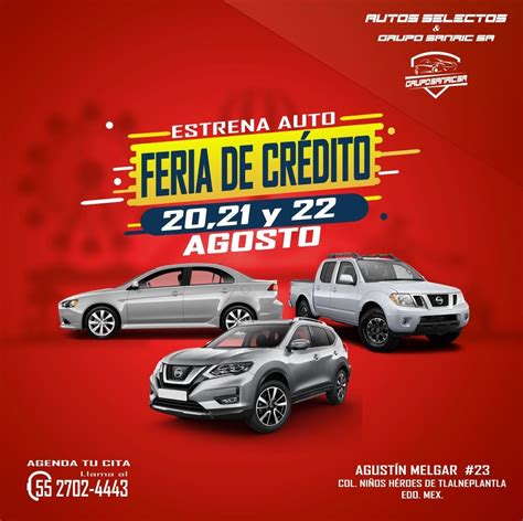 Todo Listo Para la Primera Feria del Crédito de Autos Seminuevos y Usados Lacallelibre