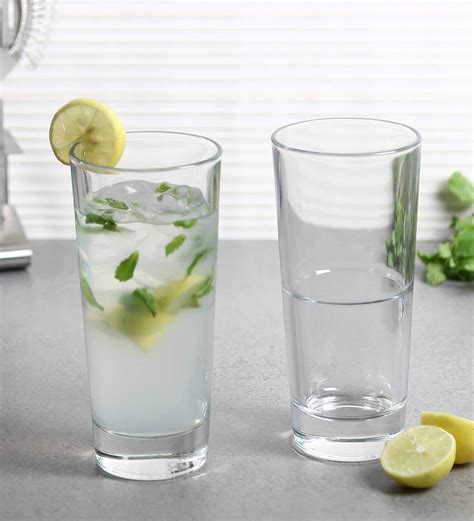 Buy 330 Ml Oxford Tall Cocktail Glasses Set Of 6 By Uniglass Online Everyday Glasses