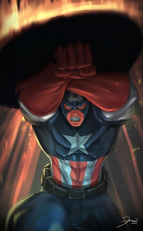 Captain America By Darkeyez07 Captain America Dc Comics Superheroes
