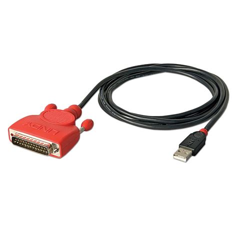 Usb To Serial Adapter Cable 25 Way Rs 232 15m From Lindy Uk