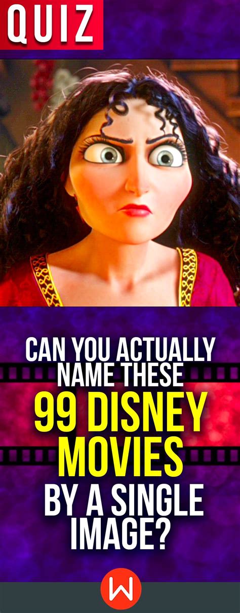 Can You Name These Disney Movie Characters Disney Movie Characters My