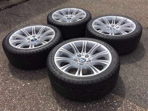 Bmw E60 E61 Alloy Wheels M Sport Mv2 18 5x120 Oem Alloys Rims With Tyres In Bournemouth