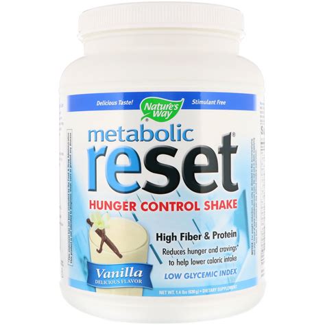 Natures Way Metabolic Reset Hunger Control Shake Vanilla 14 Lbs