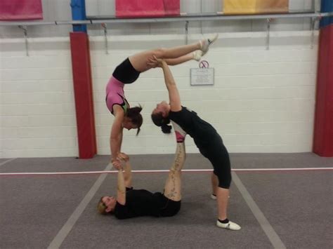 Pin By Kimberlie Leblanc On Acro Gymnastics Acro Yoga Poses Acro