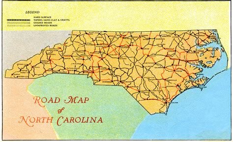 Road Map Of North Carolina A Road Map Of North Carolina Wi Flickr