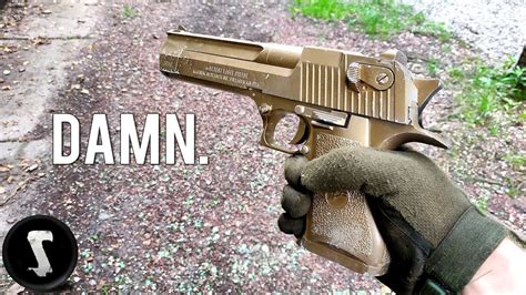 The Golden Overpowered Airsoft Desert Eagle You Will Want Youtube