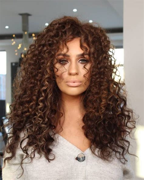 10 Most Popular Ways To Get Curly Hair With Bangs Right Now Hairstyles Vip